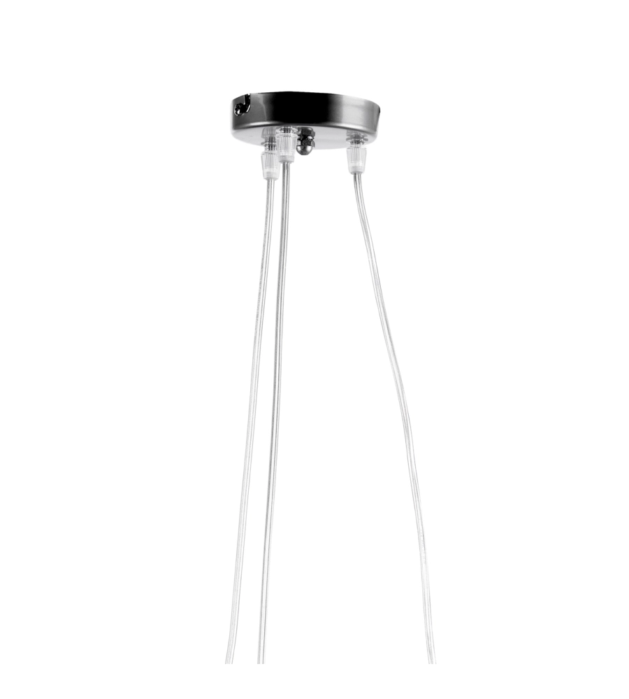 LAMPADARIO 3 LUCI ONLI "BOOMERANG" NERO E27